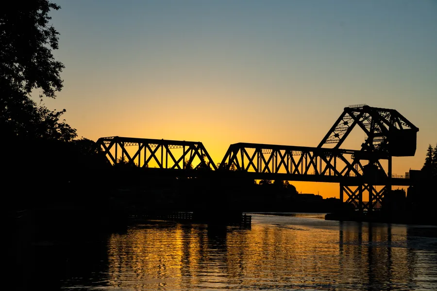 Sunset at the Ballard Locks · Seattle, 2024